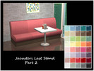 Sims 2 — Jacusters Last Stand Fabric Part 2 by portiapudding — Recolours of the dining chair which links as a booth.