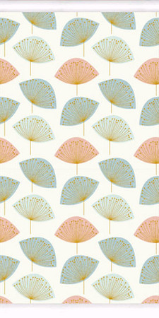 Sims 2 — Denim Fan Leaves Wall by portiapudding — A set of 6 wallpapers with a leaf design.