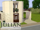 Sims 3 — Julian Starter House and Lot  by crumblet — A lovely home for starter sims with deep pockets. Though polished it