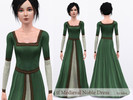 Sims 3 — Medieval Noble Dress for teens by Isilra_ — Medieval gown for your noble teen girls and princesses. Perfect also