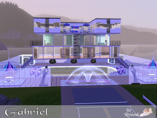 Sims 3 — Gabriel by Rosieuk — Gabrie. This lot was built in Sunset Valley, This is the perfect beach home, for your