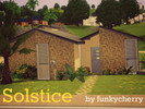 Sims 3 — Solstice by funkycherry — Solstice is a stylish modern starter bungalow, perfect for a loving couple. Bursting