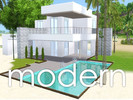 Sims 3 — modern. by chloesims — modern. Ultra-modern home for your modern simmies!! This home has a sleek and minimalist