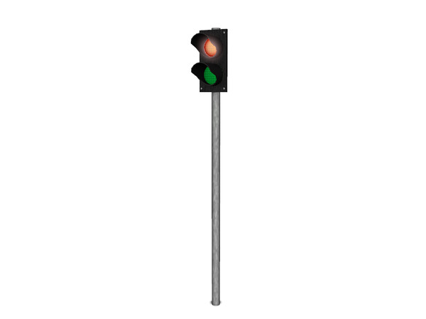 Sims 3 — Traffic Light (Stop) by Cyclonesue — The never-changing traffic light - which is why your Sims probably ignore
