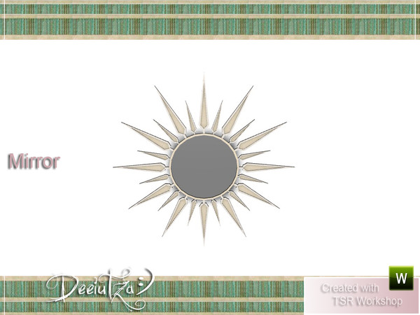 Sims 3 — Stylish Dining Room Mirror by deeiutza — By deeiutza @TSR