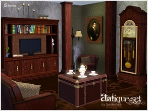 Sims 3 — Antiqie set by Severinka_ — Created by Severinka, A set of antique-style furniture. Decorate your living room