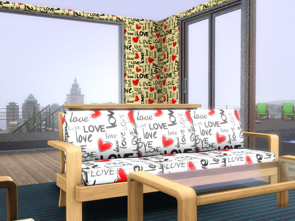 Sims 3 — GW_text_love by Gvendolin2 — These patterns can be used for fabrics, wall and floor recolorable is in the