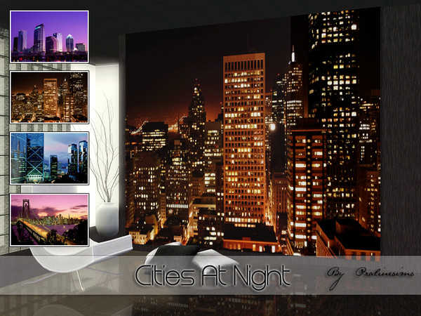 Sims 3 — Cities at Night by Pralinesims — By Pralinesims