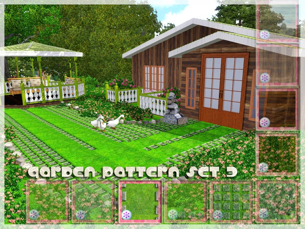 Sims 3 — GardenPatternSet - 3 by vidia — GardenPatternSet3 pattern/miscellaneous. vidiaTSR