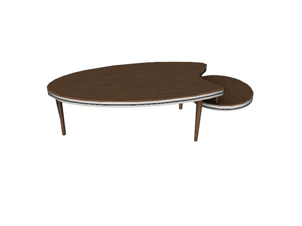 Sims 3 — Retro Living Coffee table by Lulu265 — Part of the Retro Living Set Please DO NOT reupload, clone or claim as