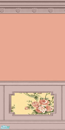 Sims 2 — Rose Garden Walls, Set 12 - 22 by elektra274 — 22 of 30 walls designed to coordinate with my \"Rose