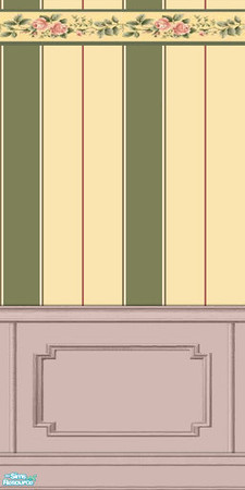 Sims 2 — Rose Garden Walls, Set 12 - 16 by elektra274 — 16 of 30 walls designed to coordinate with my \"Rose