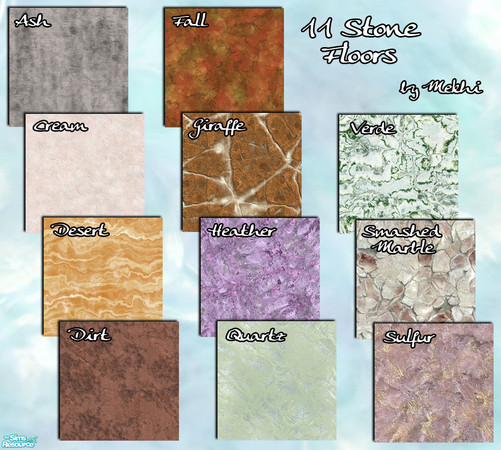 Sims 2 — Stone Floors by Mekhi — Eleven stone floors for your homes and businesses, enjoy! :]