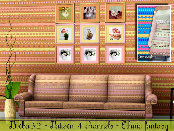 Sims 3 — B32 - Ethnic patner by Birba32 — Ethnic patner - 4 color channels.