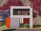 Sims 3 — Mini Lunar Living - 1 Bedroom FF by simoleontree — Mini one bedroom. Open living room and kitchen. Bedroom