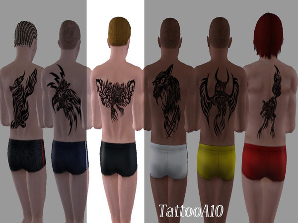 Sims 3 — Tattoox10 by mao45872 — 