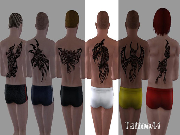 Sims 3 — Tattoox4 by mao45872 — 