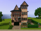 Sims 3 — Brick townhouse - 2 bedrooms FF by simoleontree — Medium sized townhouse. Two bedrooms, 1.5 bathrooms, FF.