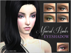 Sims 2 — Mineral Powder Eyeshadow Set by Pralinesims — New realistic eyeshadows in 5 variations for your sims!