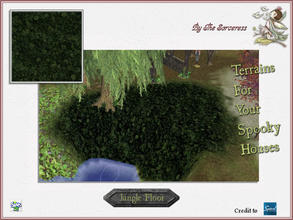 Sims 2 — JJs Jungle Floor by thesorceress — The first Set of Groundcovers to add a little spookyness to your Sim houses.