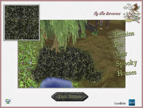 Sims 2 — JJs Dirt Texture by thesorceress — The first Set of Groundcovers to add a little spookyness to your Sim houses.