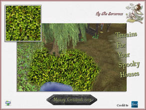 Sims 2 — JJs Mossy Ground 002 by thesorceress — The Second Set of Groundcovers to add a little spookyness to your Sim