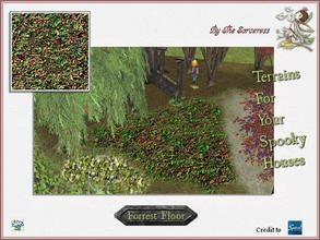 Sims 2 — JJs Forrest Floor by thesorceress — The Second Set of Groundcovers to add a little spookyness to your Sim