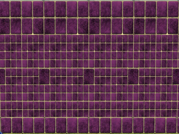 Sims 2 — Dragon Tile Wall Set - Stolen Gem by zaligelover2 — Tile Wall covering.