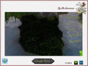 Sims 3 — JJs Jungle Floor by thesorceress — The first Set of Groundcovers to add a little spookyness to your Sim houses.