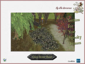 Sims 2 — JJs Grey Stone Road by thesorceress — Another set of Terrainpaints to shape and landscapes your lots as you like