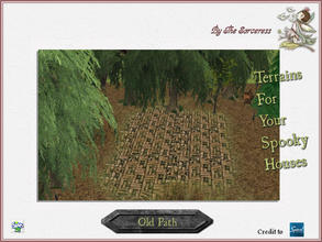 Sims 2 — JJs Old Path by thesorceress — The 4th set of Terrainpaints to shape and landscapes your lots as you like :)