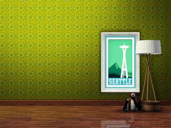 Sims 3 — Tulla pattern IV vertical with fabric texture by Falko — Inspired by mid-century style part of Tulla handmade