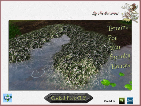 Sims 3 — JJs Cracked Rock Cliff by thesorceress — Another set of Terrainpaints to shape and landscapes your lots as you