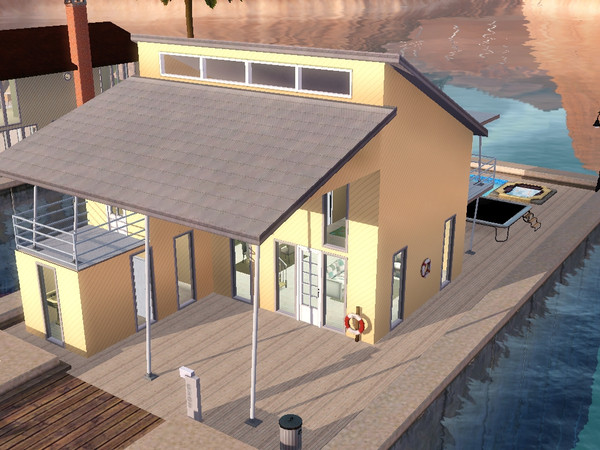 Sims 3 — Spring Break Seaside by Fejeeper — This sea side jem has 2 bedrooms and 2 baths. A large open kitchen and living