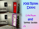 Sims 3 — Kids room doors by VivaLaVida by VivaLaVida2 — Kids room doors for boy (Little Racer) and girl (Little Princes) 