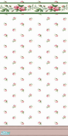Sims 2 — Rose Garden Walls, Set 9 - 05 by elektra274 — 5 of 30 walls designed to coordinate with my \"Rose