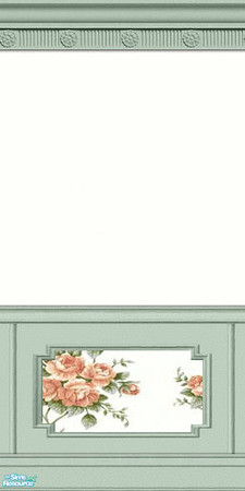 Sims 2 — Rose Garden Walls, Set 8 - 26 by elektra274 — 26 of 30 walls designed to coordinate with my \"Rose