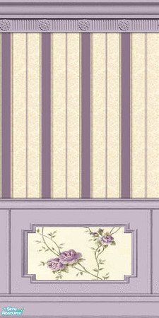 Sims 2 — Rose Garden Walls, Set 5 - 14 by elektra274 — 14 of 30 walls designed to coordinate with my \"Rose