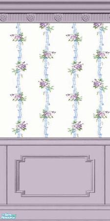Sims 2 — Rose Garden Walls, Set 3 - 11 by elektra274 — 11 of 29 walls designed to coordinate with my \"Rose