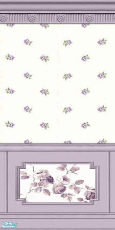 Sims 2 — Rose Garden Walls, Set 3 - 15 by elektra274 — 15 of 29 walls designed to coordinate with my \"Rose