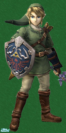Sims 2 — Link by Cassina — The legendary hero from the Legend of Zelda Twilight Princess. Enjoy.