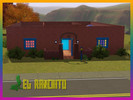 Sims 3 — El Ranchito by billygirl — El Ranchito is a southwestern hispanic style house, complete with inner courtyard.