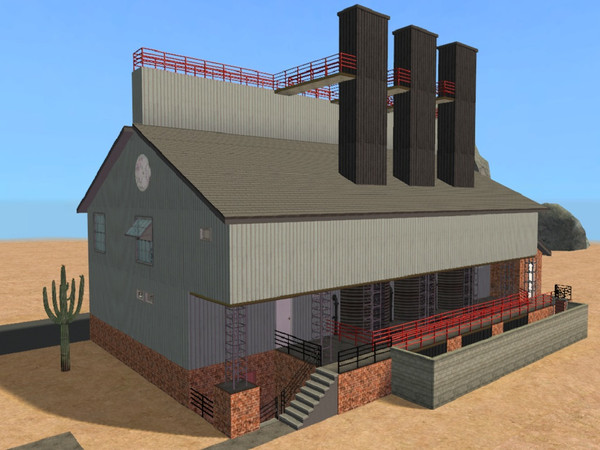 Sims 2 — Forge by juhhmi — Inspired by a smithy in the Simcity 4.