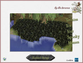 Sims 2 — JJs SGT Faulted Range by thesorceress — The, for now, last set of terrains. I hope you have loads of fun with