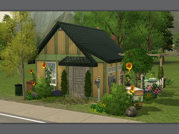 Sims 3 — Tiny Basement FF 15828$ by berryann262 — a house designed for a single Sim. At the same time, the very beginning