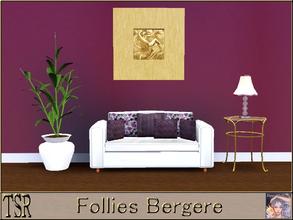 Sims 3 — Follies Bergere by ziggy28 — Follies Bergere. Recolourable frame. New mesh created by fantasticSims as a gift