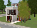 Sims 3 — Lightfilled Modern Home by oldmember_penryn2 — As currently decorated, this is the perfect two bedroom, 3 bath