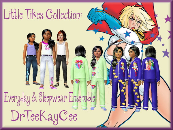 Sims 3 — LIttle Tikes Collection: Everyday & Sleepwear by drteekaycee — For your pleasure today is the Little Tike