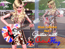 Sims 3 — Guitar - British Flag (Music Collection part 3)by VivaLaVida by VivaLaVida2 — Guitar with British Flag it's