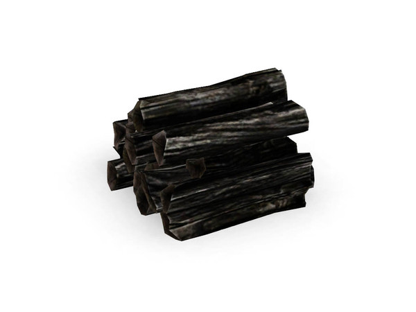 Sims 3 — Wood Pile Smoke Alarm by sim_man123 — A smoke alarm cleverly (and ironically!) disguised as a pile of wood.
